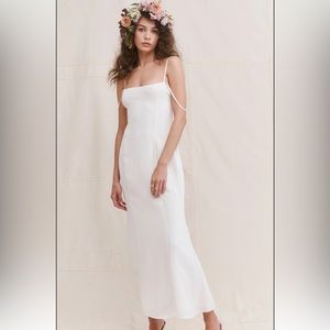 Reformation Ivory Portofino Dress - New with Tags